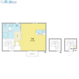 パフェ・リーフガーデン【3階】の間取り