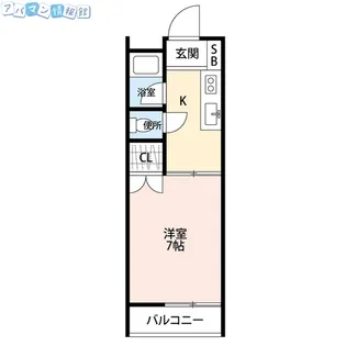 エステート旭町【2階】の間取り