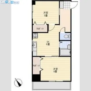 第3ロイヤル礎【5階】の間取り