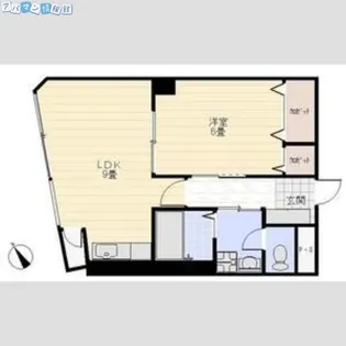 ロイヤル礎【9階】の間取り