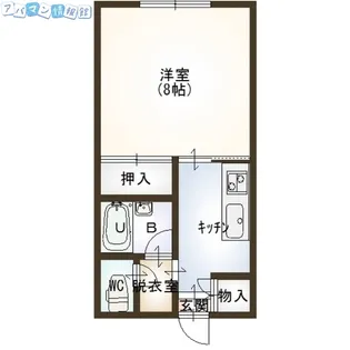 タウンハウス白山【1階】の間取り