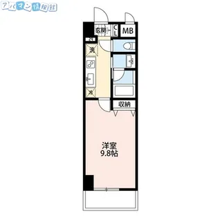 パークソレイユ新潟駅前【5階】の間取り