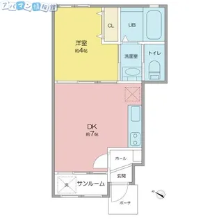 グランシエルⅠ【1階】の間取り