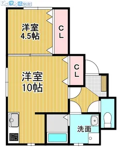ワイズテラス関屋大川前【101号室】の間取り