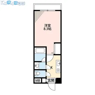 BUENA川端町4丁目弐番館【2階】の間取り