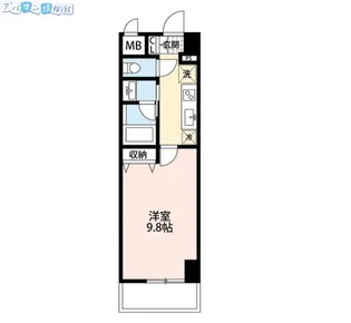パークソレイユ新潟駅前【1階】の間取り