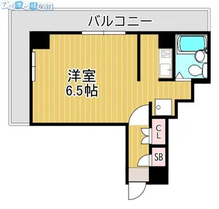 リバティープラザ本町【1003号室】の間取り