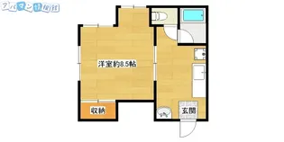 コーポフルール【1階】の間取り