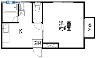 コーポフルール【201号室】の間取り