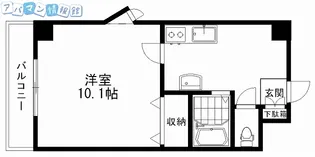 コートシャンベル【5階】の間取り