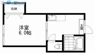 コーポ栄【205号室】の間取り