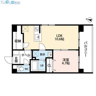 スペリアージュ タワー【7階】の間取り