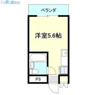 マンション槻【5階】の間取り