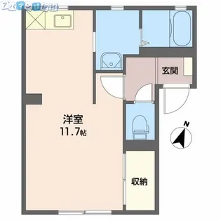 メゾン片山【1階】の間取り