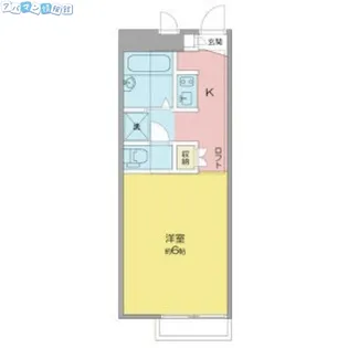 サンシャイン米山【202号室】の間取り