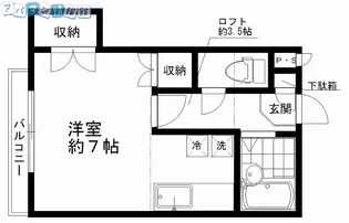 ハイツプランタン【204号室】の間取り