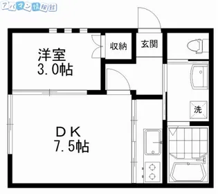 フローリアン松波【1階】の間取り