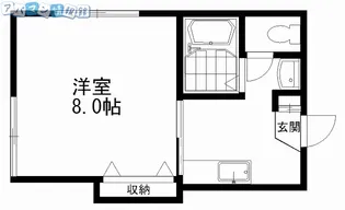 タウンハウス・タマ【1階】の間取り