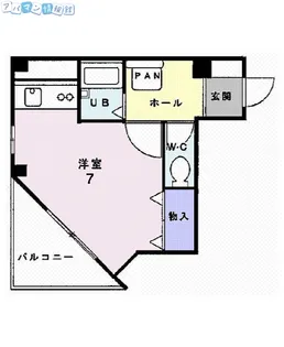 イーストモート【3階】の間取り