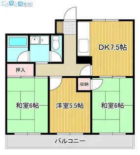 コンドミニアム信濃町【203号室】の間取り
