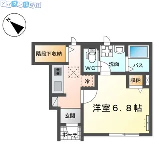 リーセント カーサ【1階】の間取り