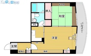 新潟ダイカンプラザ遊学館【1203号室】の間取り