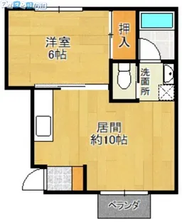 カーサ・デ・ポルト【205号室】の間取り