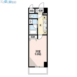 パークソレイユ新潟駅前【5階】の間取り
