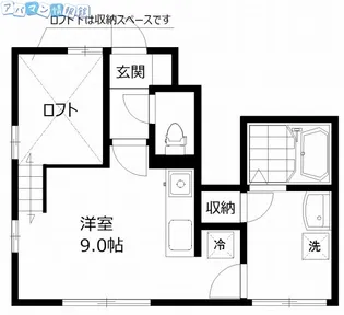 学校町メトロ【101号室】の間取り
