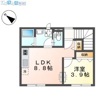 リーセント カーサ【2階】の間取り