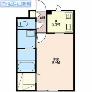 アークイガラシⅡ【1階】の間取り