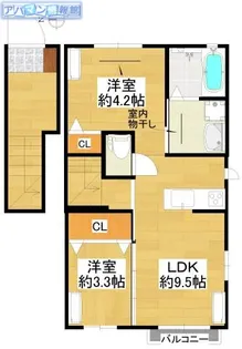 レトアヴェルデ【201号室】の間取り