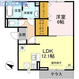 エトワール【1階】の間取り