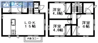 新潟県新潟市西蒲区巻甲【一戸建】の間取り