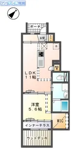 ファインシアⅡ【1階】の間取り