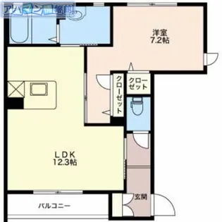 エルスール【1階】の間取り