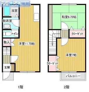 カルタス21【1階】の間取り