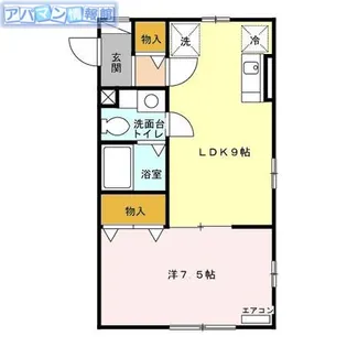CREST西小針台【1階】の間取り