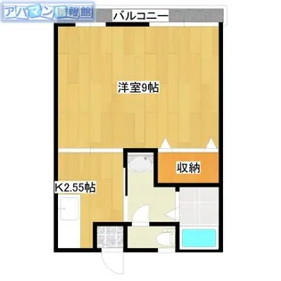 グリーンハウス【107号室】の間取り