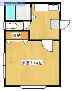 メゾンド・プルネールA【1階】の間取り