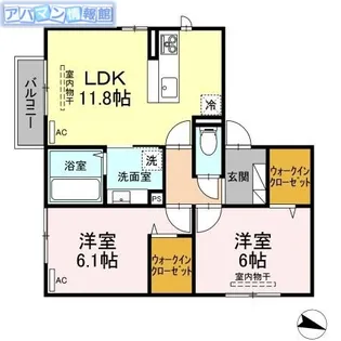 プロ・アチェロ【2階】の間取り