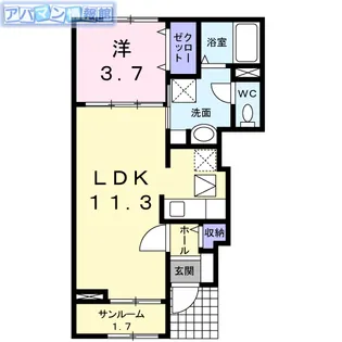 Dear court Ⅲ【1階】の間取り