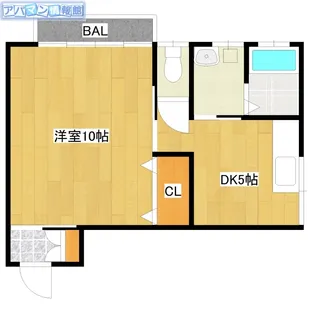 マーベラス・シェルター【B205号室】の間取り