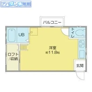 メゾンシャローム【2階】の間取り