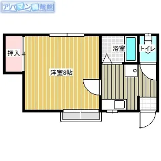ラ・ジブリ【210号室】の間取り