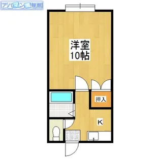 グランシャリオB【105号室】の間取り