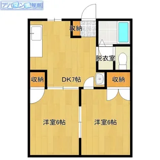 リバティーシーマⅡ【2階】の間取り