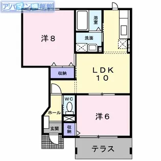 リバティベル 2【1階】の間取り