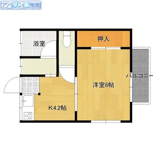 フリノリン青山Ⅲ【103号室】の間取り