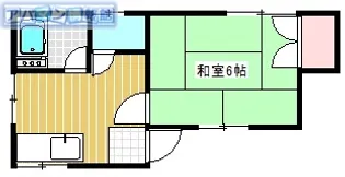 小針リトルハイツ【21号室】の間取り